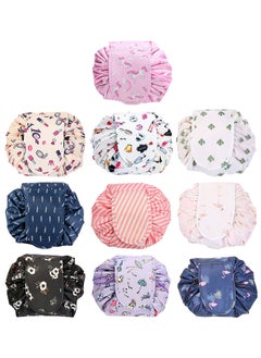 MARGOUN 10 Pack Drawstring Lazy Cosmetic Travel Bag Women Makeup Bag for Travel and Household to Storing Cosmetics  - Image 2