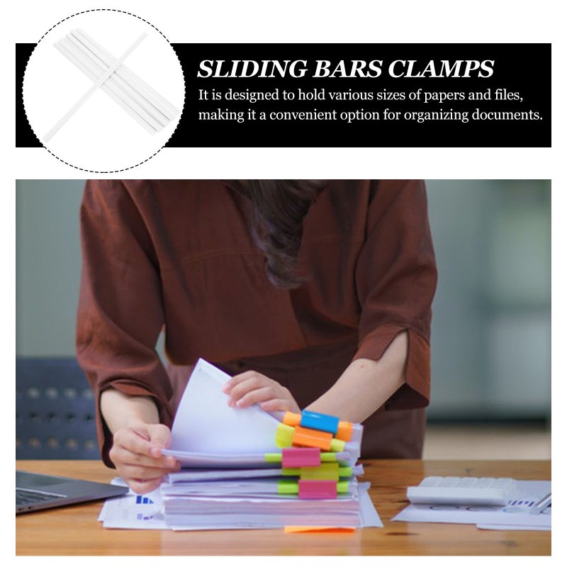 Paper Binder Clips, Sturdy Slide Binders for Everyday Use in Office and Home - Image 3