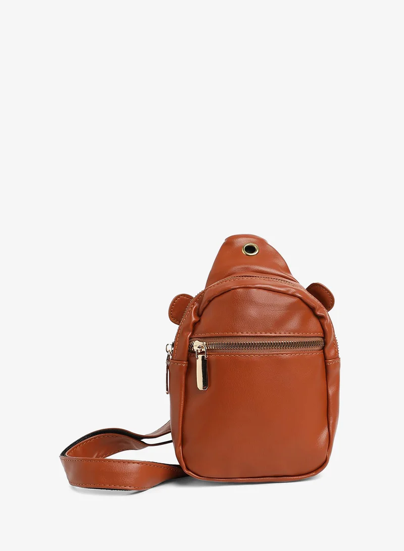 Haute Sauce  Zipper Sling Bag  | Best Price UAE
