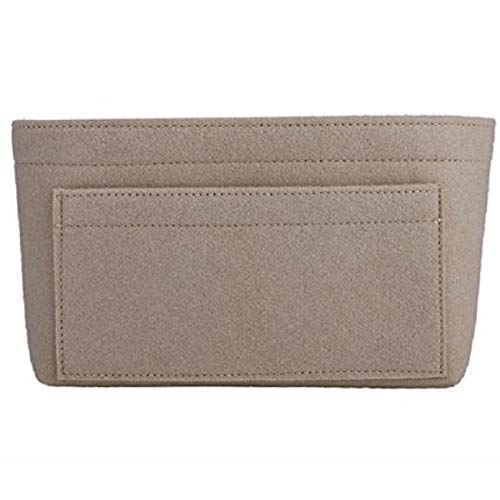 ZTUJO Purse Organizer Insert, Felt Bag Organizer For Handbag Purse Organizer,13 Colors, 6 Size (Large, Beige) - Image 3