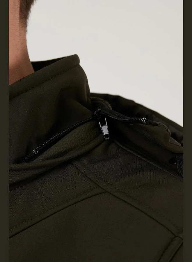 Buratti  Buratti Water and Wind Resistant Hooded Softshell Jacket Men's Jacket 5855045 for Men | Best Price UAE