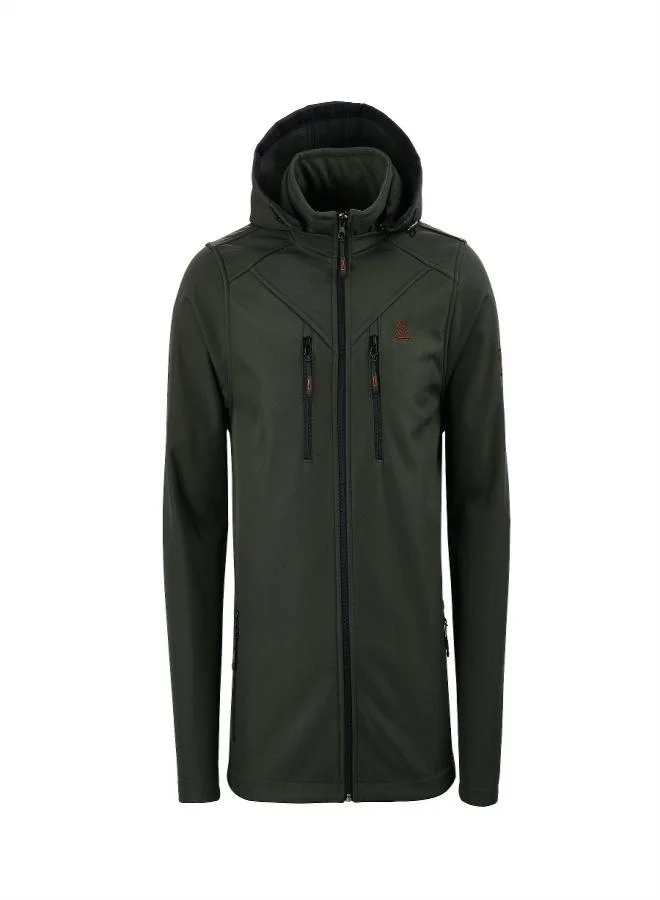 Buratti  Buratti Water and Wind Resistant Hooded Softshell Jacket Men's Jacket 5855045 for Men | Best Price UAE