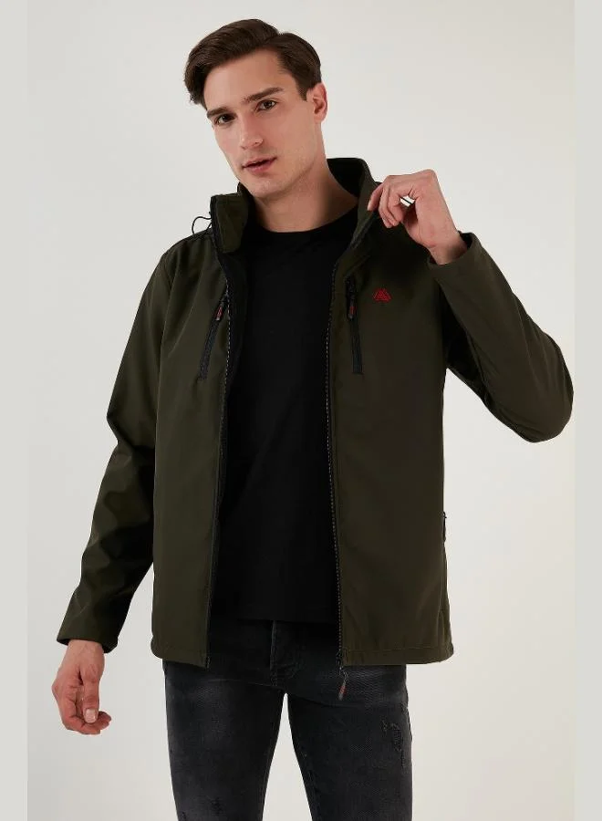 Buratti  Buratti Water and Wind Resistant Hooded Softshell Jacket Men's Jacket 5855045 for Men | Best Price UAE