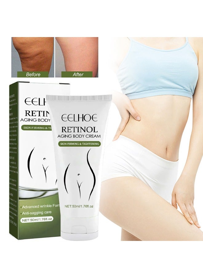 إيلهو كريم الجسم للشيخوخة بالريتينول ، كريم الببتيدات المشدد للوجه والجسم ، يرطب ، كريم مرطب الكولاجين المضاد للشيخوخة ، كريم الريتينول والوجه المضاد للشيخوخة للوجه - Image 2