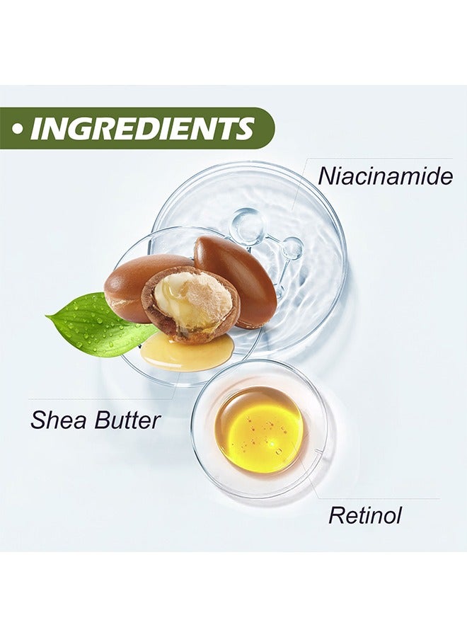 إيلهو كريم الجسم للشيخوخة بالريتينول ، كريم الببتيدات المشدد للوجه والجسم ، يرطب ، كريم مرطب الكولاجين المضاد للشيخوخة ، كريم الريتينول والوجه المضاد للشيخوخة للوجه - Image 3