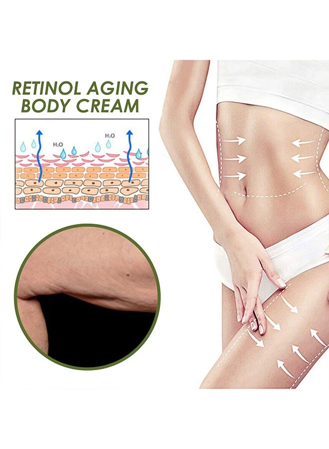 إيلهو كريم الجسم للشيخوخة بالريتينول ، كريم الببتيدات المشدد للوجه والجسم ، يرطب ، كريم مرطب الكولاجين المضاد للشيخوخة ، كريم الريتينول والوجه المضاد للشيخوخة للوجه - Image 5