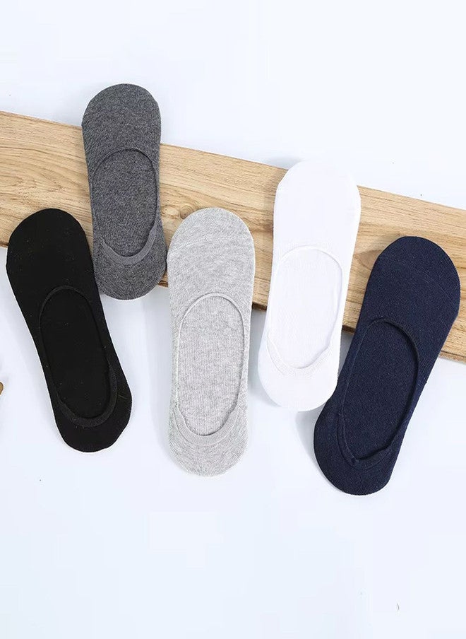 FIMS Unisex Pack Of 5 Anti-Slip No Show Low Cut Sports Loafer Socks - Image 1