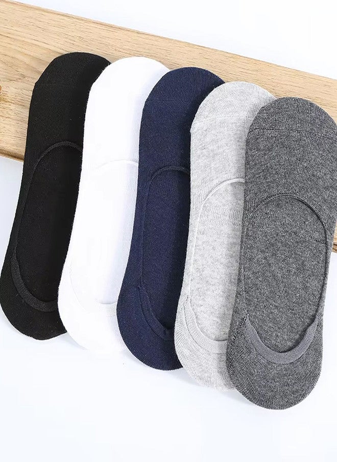 FIMS Unisex Pack Of 5 Anti-Slip No Show Low Cut Sports Loafer Socks - Image 3