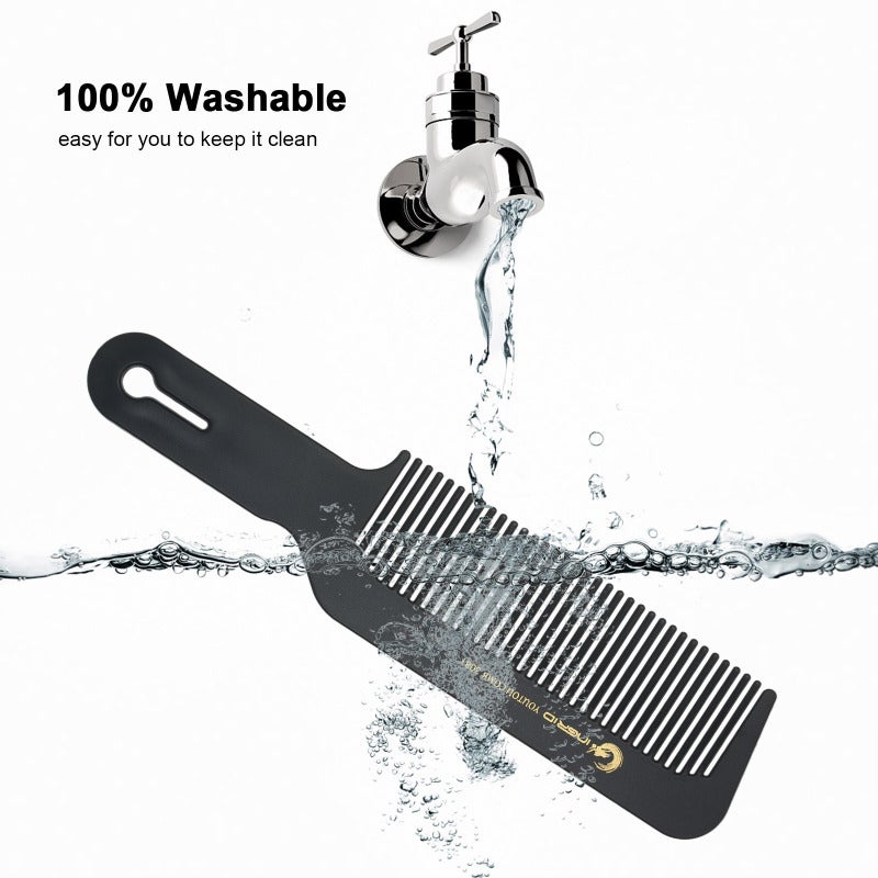 Cutting Comb: White Qualified Plastic - Anti-static Durable Hair Care Comb for Home Hair Salon Personal Professional Use - Image 5