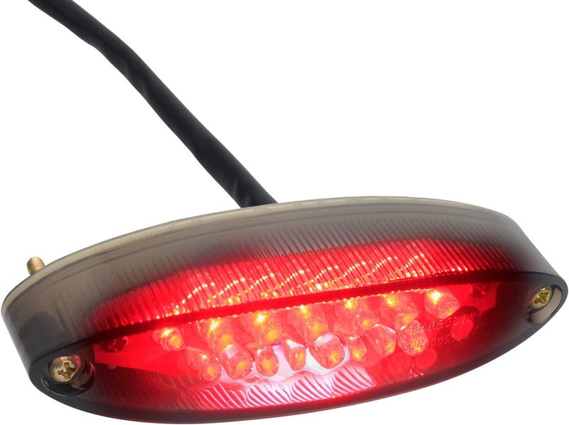 NTHREEAUTO Smoked Brake Tail Lights for Motorcycles - Image 1