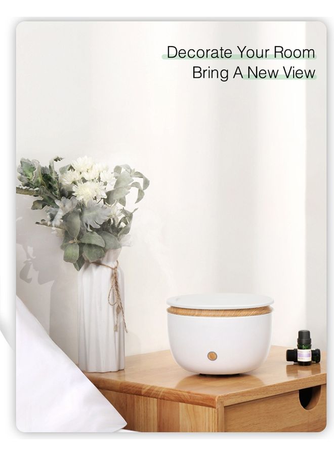 NIBEMINENT Wireless Oil Diffuser Air Humidifier White 18.1x12.5cm - Image 2