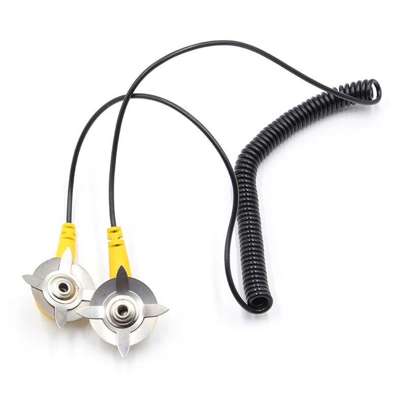 كابل التأريض الاحترافي المضاد للكهرباء الساكنة، سلك نحاسي مطلي ببولي يوريثان للتأريض الكهروستاتيكي - Image 1