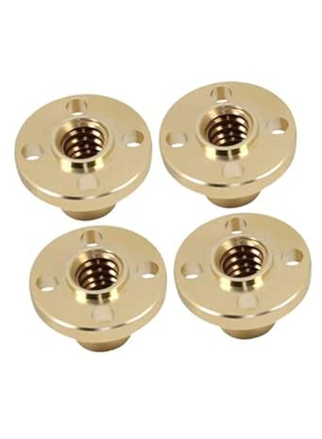 4 Pcs Printer Accessories Screw Nuts Backlash Copper Nut For High Precision Compatible Engraving Machines Wear Resistant Parts - Image 1