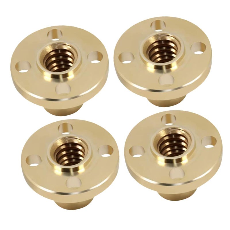 4 Pcs Printer Accessories Screw Nuts Backlash Copper Nut For High Precision Compatible Engraving Machines Wear Resistant Parts - Image 2