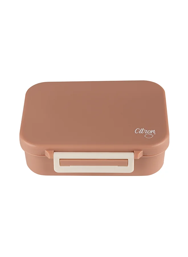 سترون Tritan Snackbox With 3 Compartments For Kids, Leak Proof And Bpa Free - Blush Pink