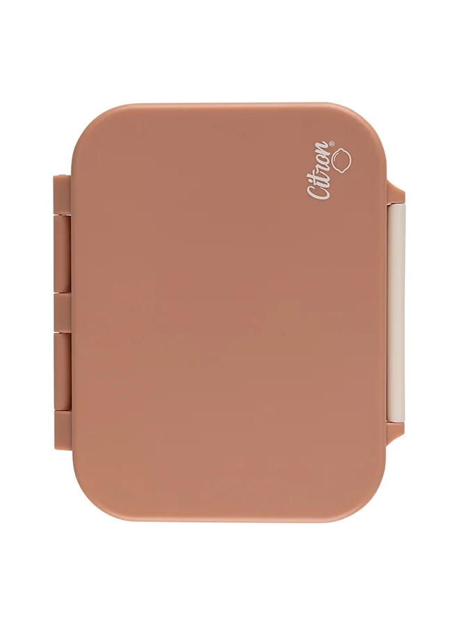 سترون Tritan Snackbox With 3 Compartments For Kids, Leak Proof And Bpa Free - Blush Pink