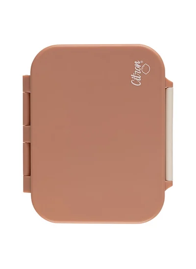 Citron Tritan Snackbox With 3 Compartments For Kids, Leak Proof And Bpa Free - Blush Pink