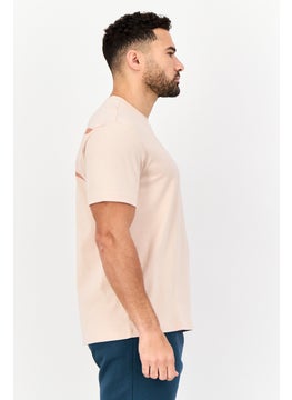 Reebok Men Sportswear Fit Short Sleeves Training T-Shirt, Light Peach  - Image 3
