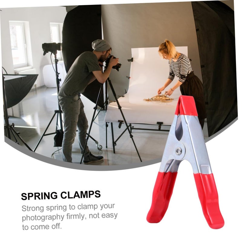 20 Pcs Metal A Word Clips for Backdrop Stand Holder Easy to Use and Store Photo - Image 5