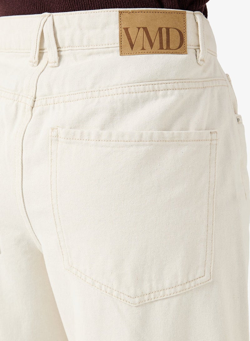 VERO MODA Vmzelda Barrel Fold Up Jeans - Image 5