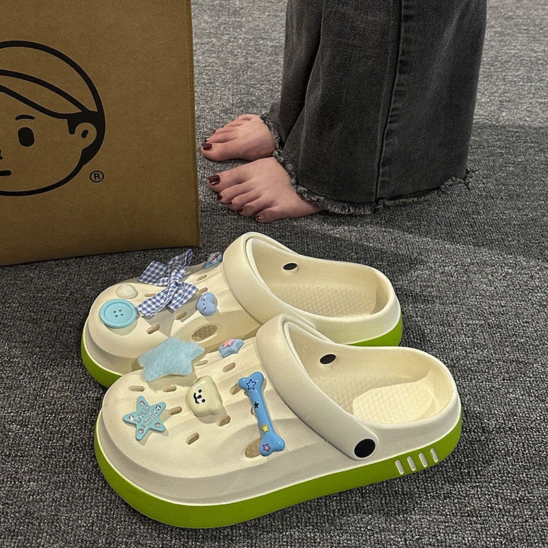 Women's Thick Sole Clog Sandals - Image 2
