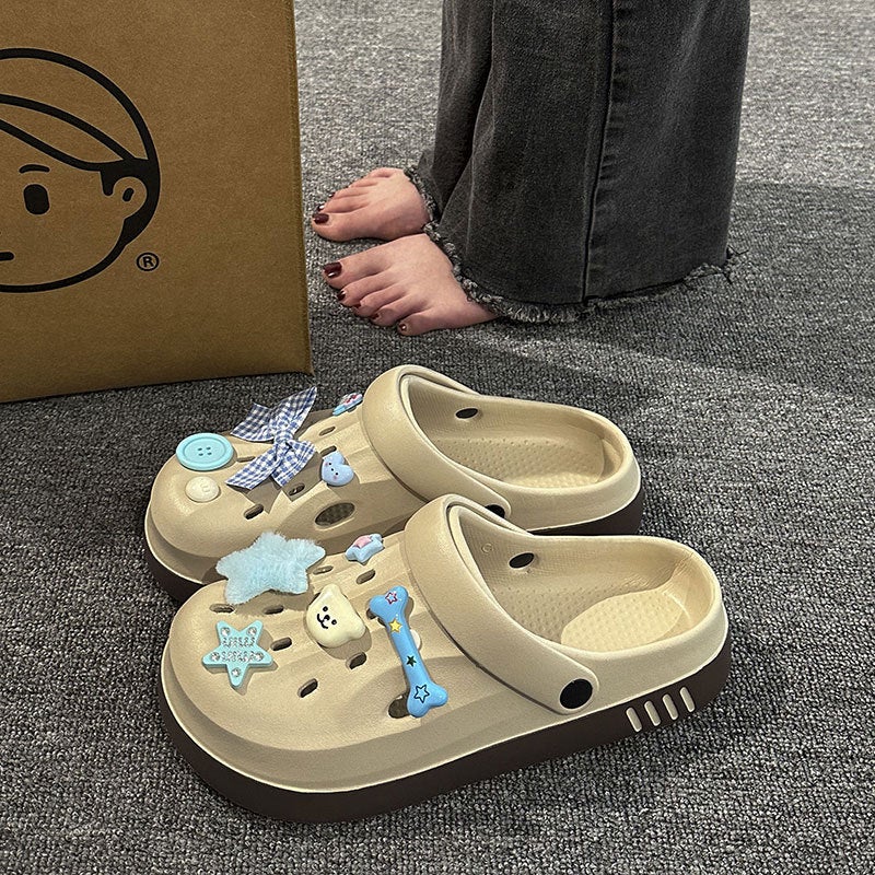 Women's Thick Sole Clog Sandals - Image 4