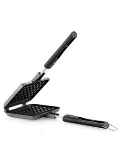 PANCA Waffle Maker Pancake Maker Waffle Maker Machine with Comfortable Long Handle for Kitchen Gas Stove Non Stick Pan Press Plate Cooking Baking Tool