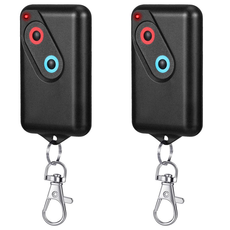 Kingdder 2 Pieces Garage Door Remote Compatible with Guardian 2211 L 2 Button Garage Door Remote Transmitter 303mhz390mhz Gate Opener Transmitter with Keychain - Image 2
