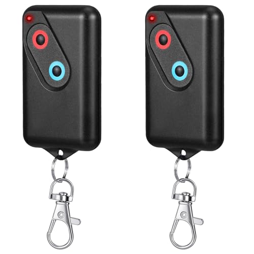 Kingdder 2 Pieces Garage Door Remote Compatible with Guardian 2211 L 2 Button Garage Door Remote Transmitter 303mhz390mhz Gate Opener Transmitter with Keychain - Image 1