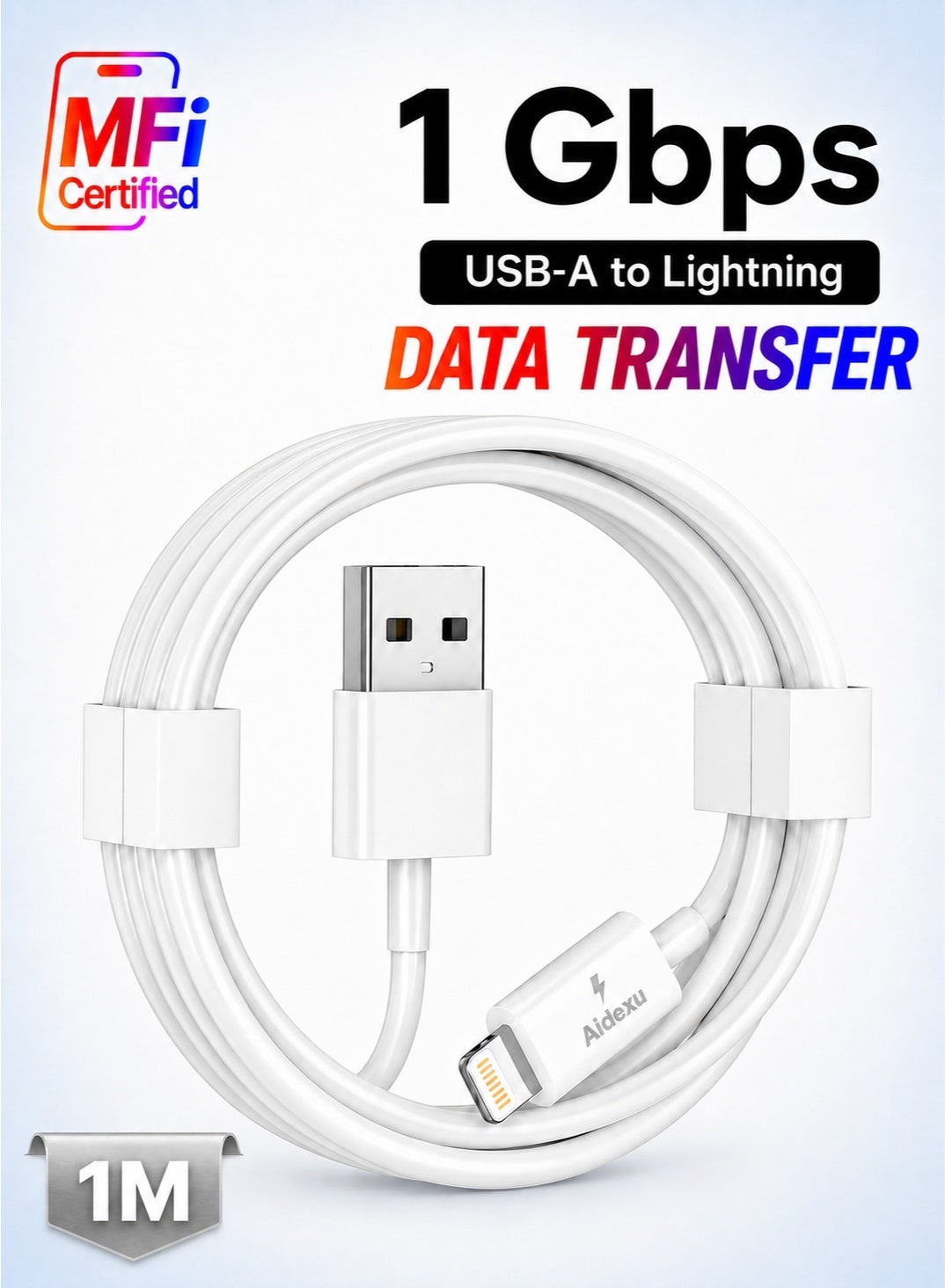 أيديكسو Aidexu iPhone Lightning Cable 1m usba