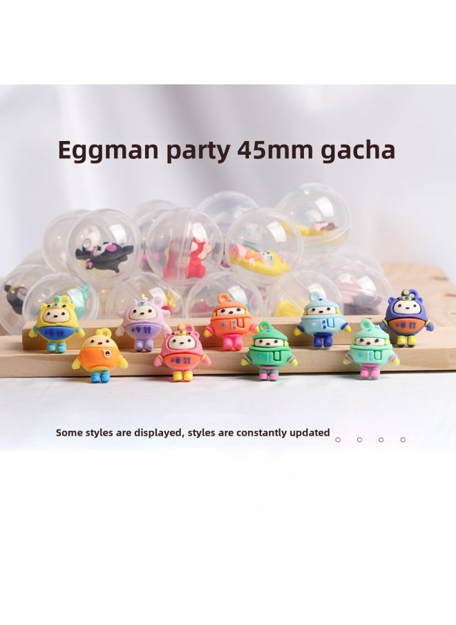 null - 4.5cm Transparent Gashapon Altman Cartoon Doll Children's Toy Altman Gashapon 2 Yuan 45mm Gashapon Machine-Color:Egg Boy Party Mixed Hair 45mm Gashapon-Specifications:45mm Gashapon Mixed Hair - Image 1
