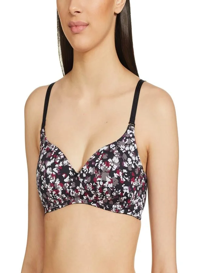 ترايامف Triumph International Women's Seamless T-Shirt Bra Set | Minimizer Size - 36B, Multi-Colour | Lightweight Non-Wired Comfort | Adjustable Straps for Versatile Fit | Everyday Essential | Pack of 2