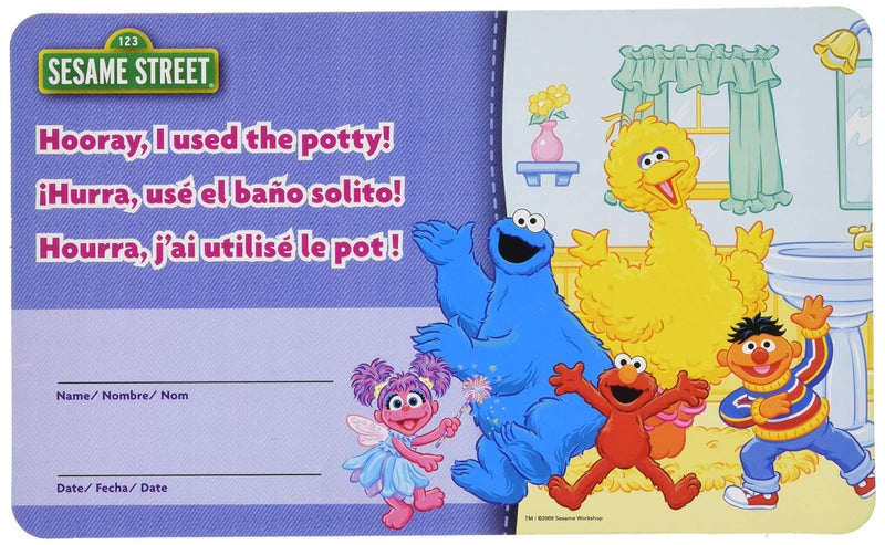 Ginsey Sesame Street Potty Training Rewards Kit, Promote Good Potty Habits - Image 2