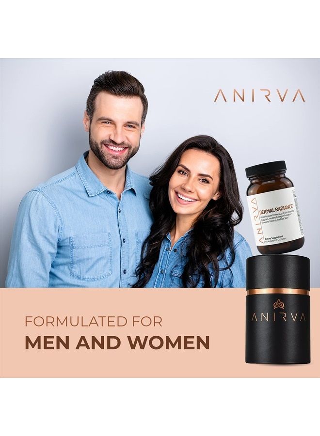 ANIRVA Skin Supplement with Antioxidants, Health and Beauty Supplements with Multivitamins for Glowing Skin, Anti Aging Vitamins Dermal Radiance - Image 5