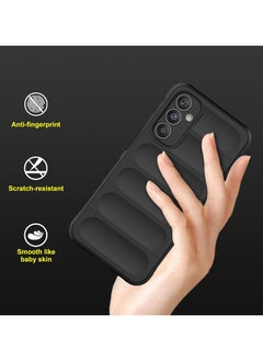 Generic Samsung Galaxy A25 5G  Shockproof Silicone Camera Protection Case Cover Compatible with (From Elmo3ezz Brand) (Black)  - Image 2