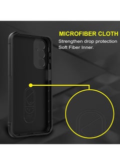 Generic Samsung Galaxy A25 5G  Shockproof Silicone Camera Protection Case Cover Compatible with (From Elmo3ezz Brand) (Black)  - Image 4