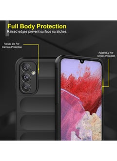 Generic Samsung Galaxy A25 5G  Shockproof Silicone Camera Protection Case Cover Compatible with (From Elmo3ezz Brand) (Black)  - Image 5