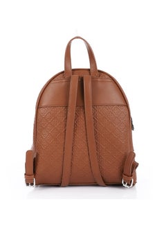 DejaVu Embossed Pattern One Main Compartment Backpack  - Image 3