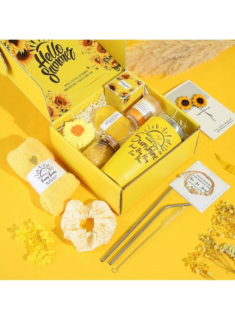 SKT Shiketro Gifts Basket for Women - Birthday Gifts for Women, Relaxing Spa Gift Basket Set, Unique Gift Ideas for Women, Gifts for Mom Sister Best Friend Wife, Coworker Teacher Nurse Gifts for Women - Image 3