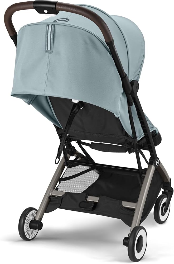 Cybex Gold Taupe Frame Orfeo Stroller, Stormy Blue - Image 1