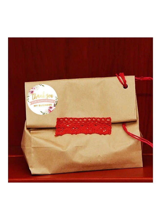 نيبمينينت لفافة ملصقات بها 500 ملصق مطبوع عليها بعبارة "Thank You For Supporting My Business" - Image 5