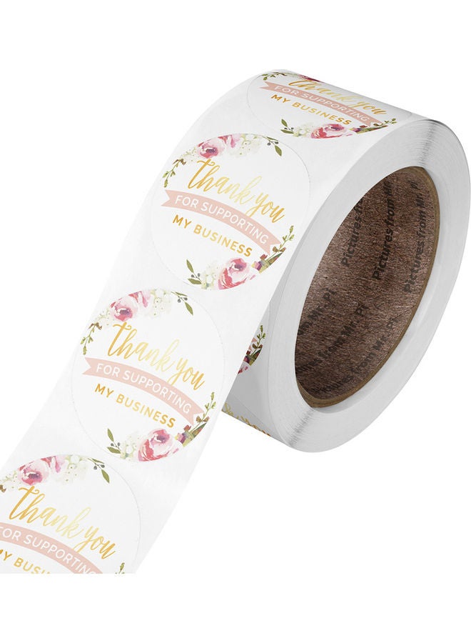 نيبمينينت لفافة ملصقات بها 500 ملصق مطبوع عليها بعبارة "Thank You For Supporting My Business" - Image 2