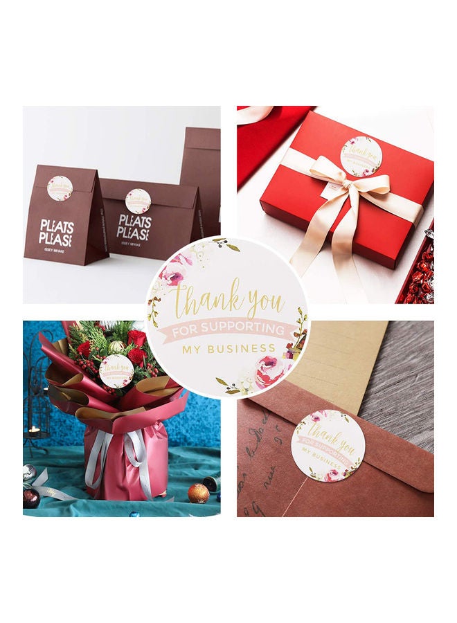 نيبمينينت لفافة ملصقات بها 500 ملصق مطبوع عليها بعبارة "Thank You For Supporting My Business" - Image 4