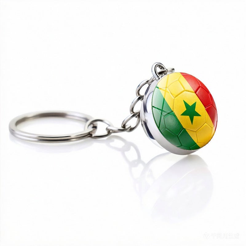2026 FIFA World Cup USA Canada Mexico Zinc Alloy Keychain Fan Souvenir Mascot Pendant - Image 1