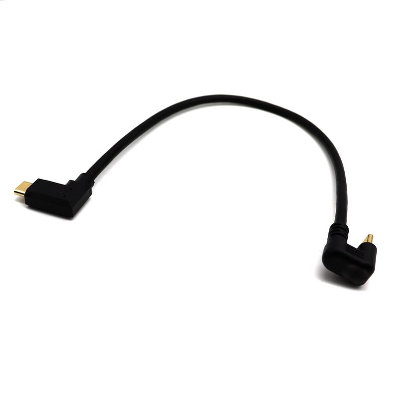 AWADUO U Shaped USB C Cable 4K 60hz 10 GBS Type C Male 180 Degree to 90 Degree Type C 31 C Male Cord Car Data Cable 180 Degree USB C Charging Cables for SmartphoneNotebook4K Vide03M - Image 2