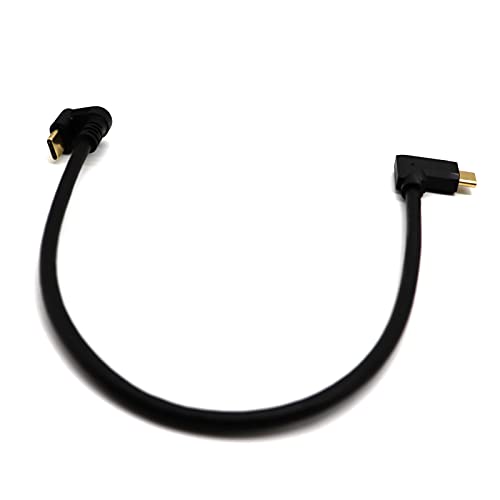 AWADUO U Shaped USB C Cable 4K 60hz 10 GBS Type C Male 180 Degree to 90 Degree Type C 31 C Male Cord Car Data Cable 180 Degree USB C Charging Cables for SmartphoneNotebook4K Vide03M - Image 3