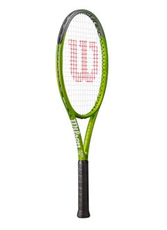 Wilson Blade Feel 103 Tennis Racket, 16x20, Adults, Beginners/ Intermediate - Green/ Black  - Image 2