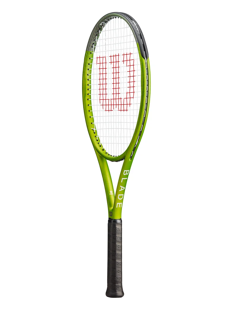 Wilson  Blade Feel 103 Tennis Racket, 16x20, Adults, Beginners/ Intermediate - Green/ Black  | Best Price UAE