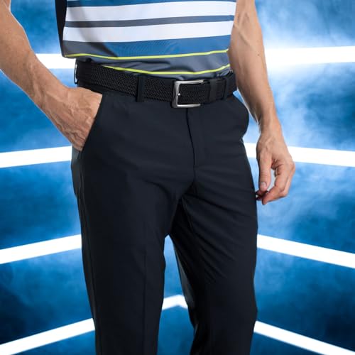 Greg Norman Men's Ml75 Microlux Pant, Dark Navy, W: 35" x L: 30" - Image 2