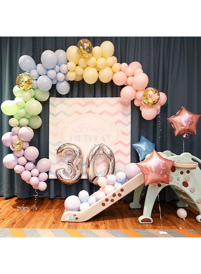 بيشيدا عبوة من 50 بالونة باستيل سميكة مقاس 10 بوصات، بالونات لاتكس متعددة الألوان من الماكارون، لحفلات أعياد الميلاد وحفلات الاستقبال والزفاف والخطوبة والطفل وهدايا الزفاف وديكورات الحفلات - Image 4